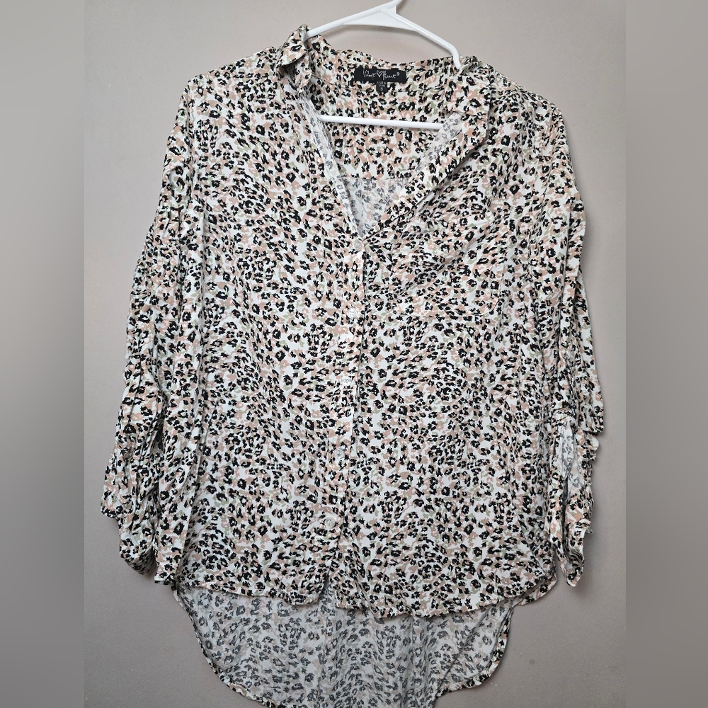 Leopard print blouse